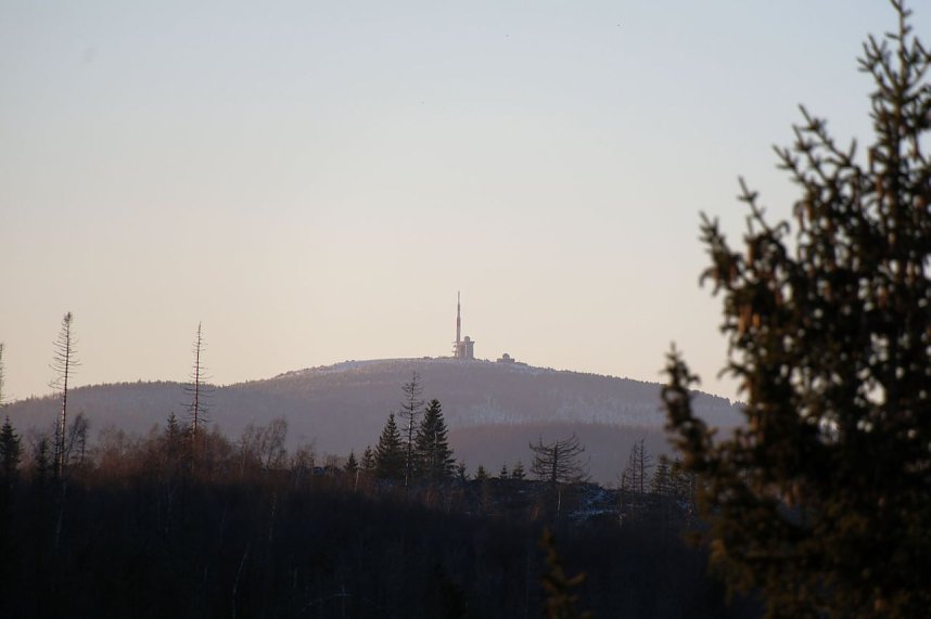 Peter Blei unterwegs an der Hasselvorsperre