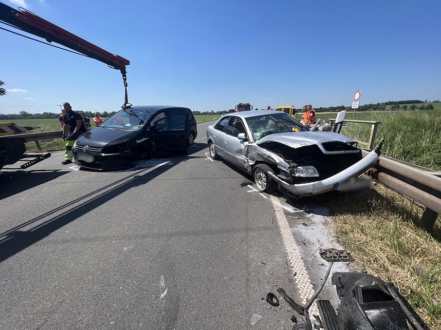 Unfall heute Mittag bei Bielen