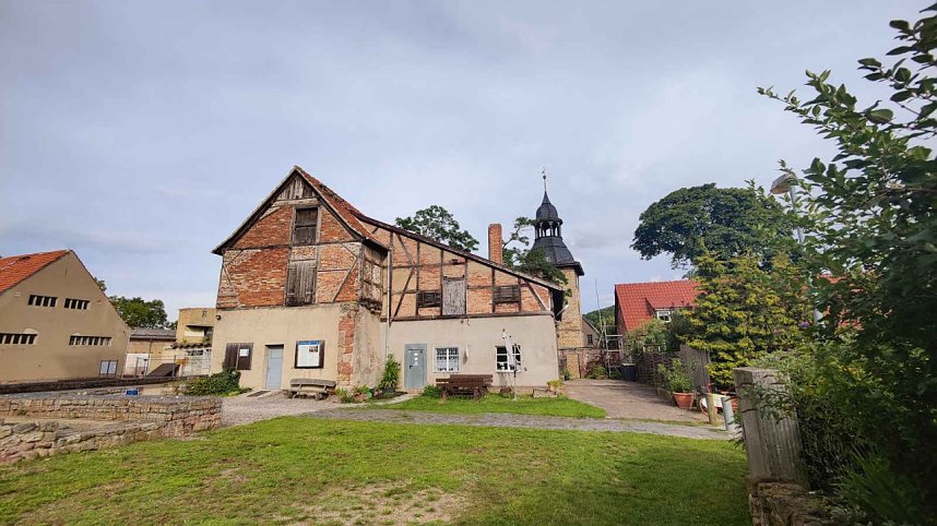 Peter Blei unterwegs im Kloster G&ouml;llingen