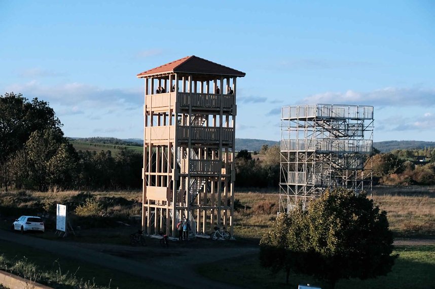 Neuer Aussichtsturm am Stausee Kelbra