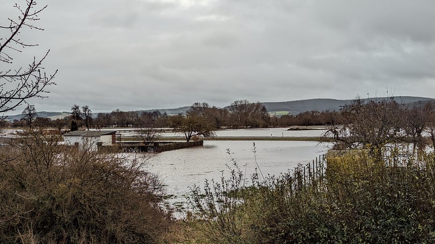 Land unter in Windehausen - Dezember 2023