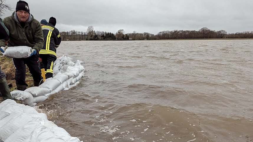 Land unter in Windehausen - Dezember 2023
