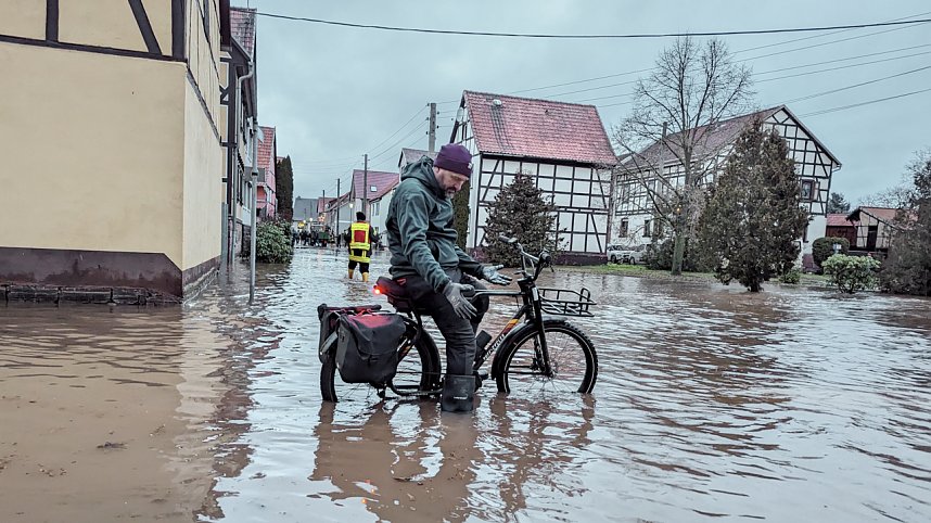 Land unter in Windehausen - Dezember 2023