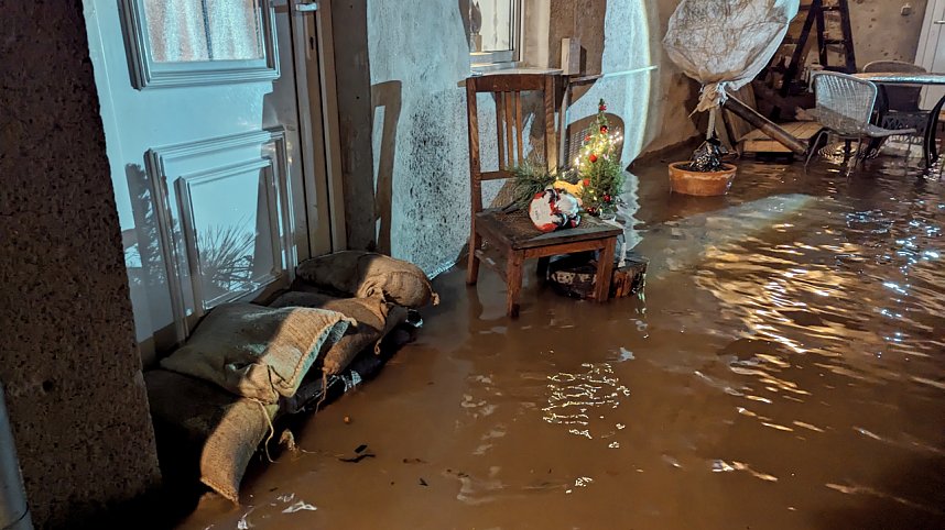 Land unter in Windehausen - Dezember 2023