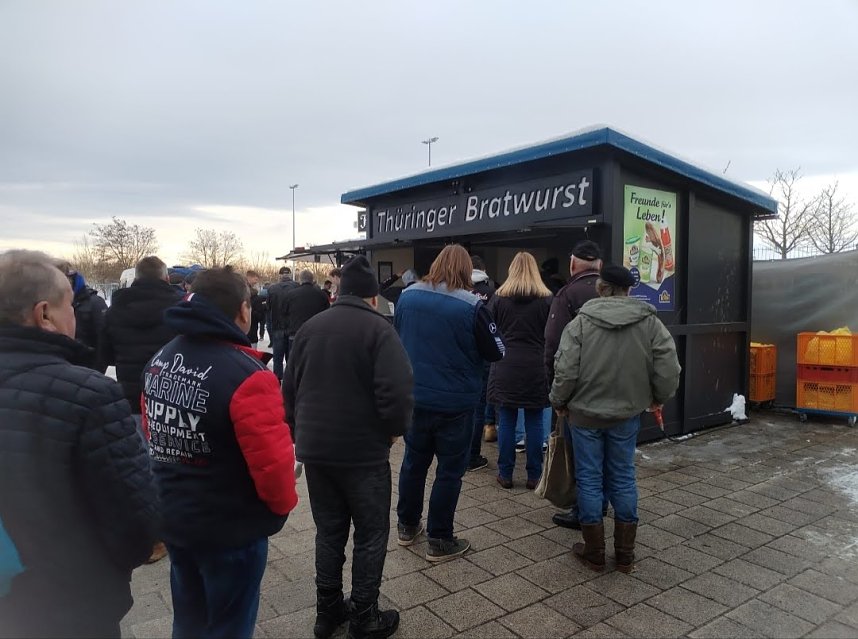 Versorgung gesichert auf der Oldtema in Erfurt