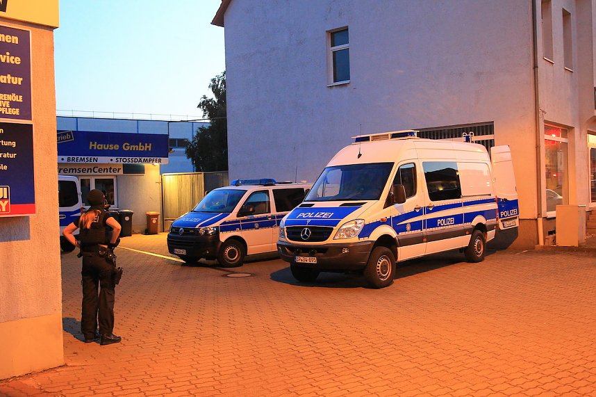 Razzia im Zusammenhang mit Schleuserkriminalit&auml;t 