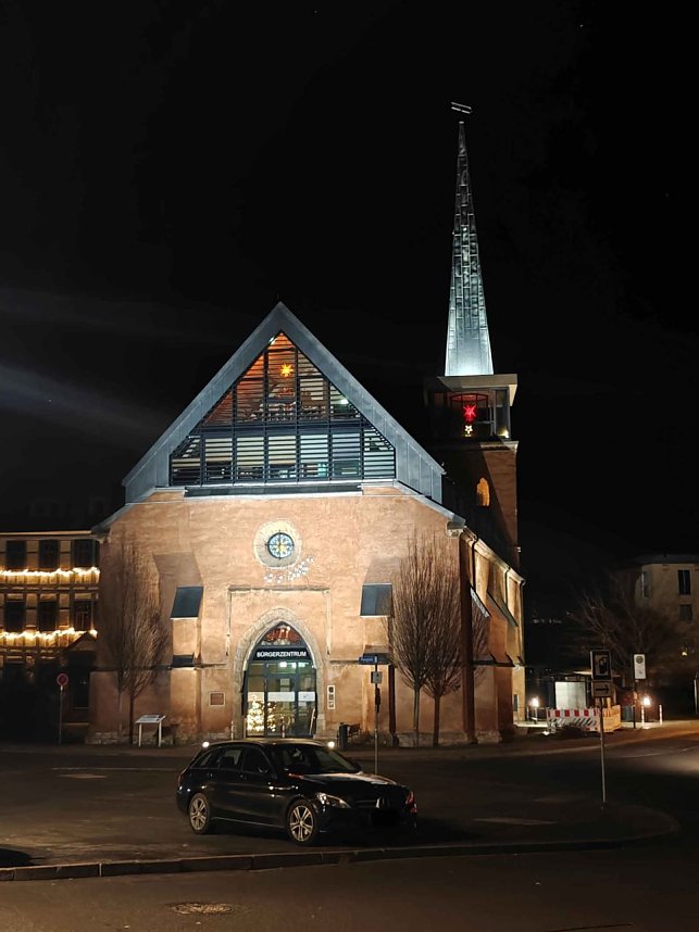 Peter unterwegs auf der Schlossweihnacht in Sondershausen