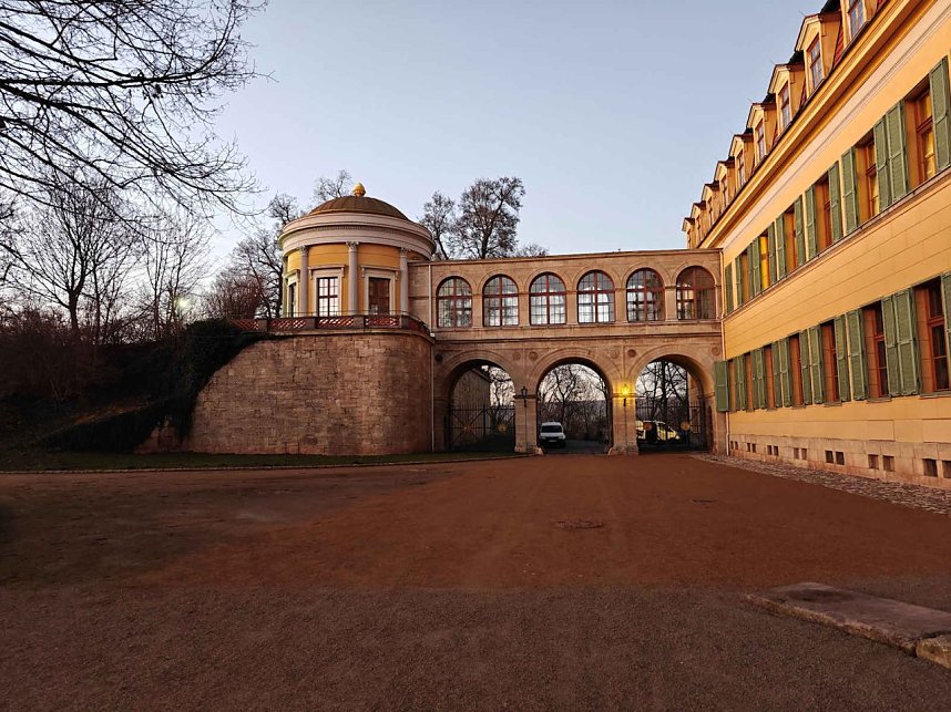 Peter unterwegs auf der Schlossweihnacht in Sondershausen