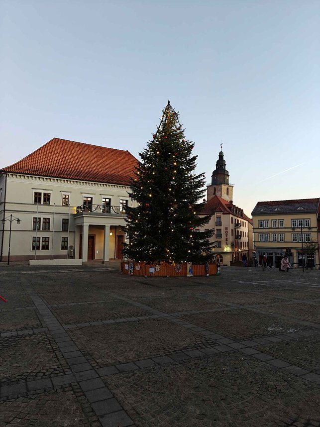Peter unterwegs auf der Schlossweihnacht in Sondershausen