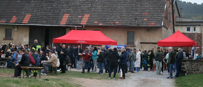 Osterfeuer in Kelbra