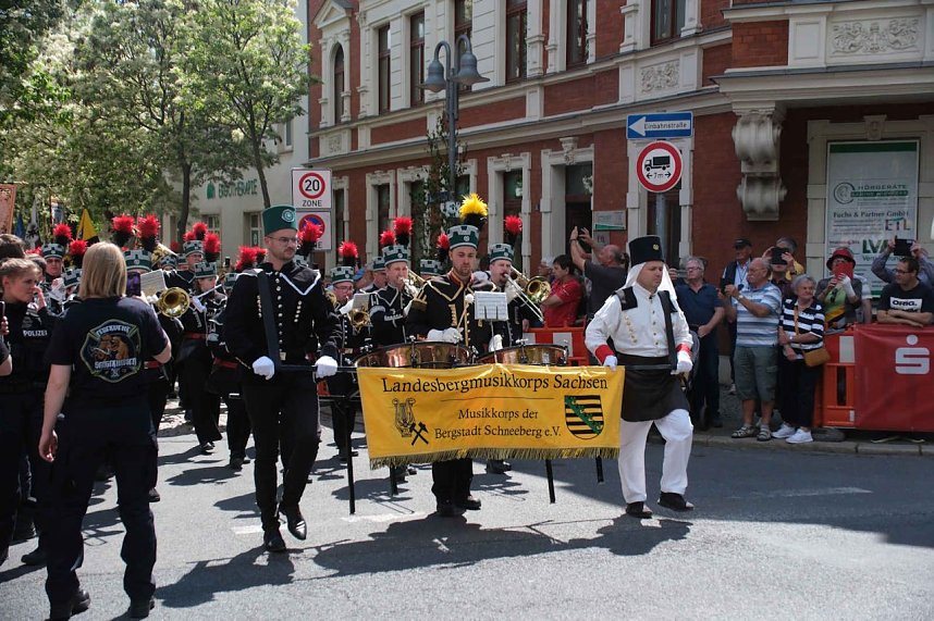 Internationale Bergparade in Sangerhausen 