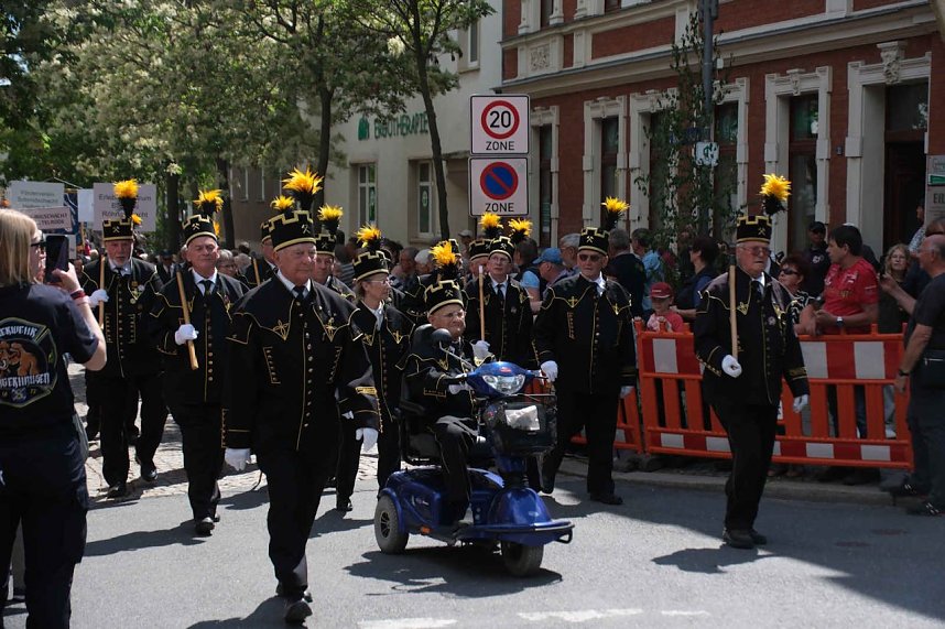 Internationale Bergparade in Sangerhausen 