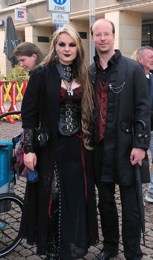 Peter Blei beim "WGT" in Leipzig