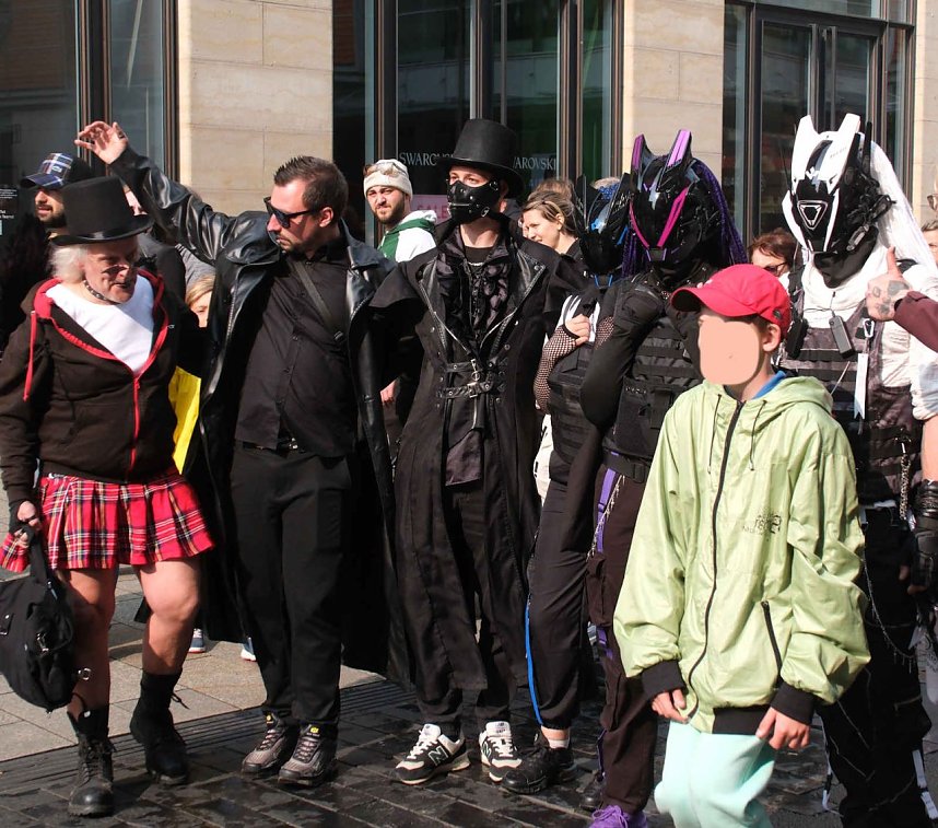 Peter Blei beim "WGT" in Leipzig