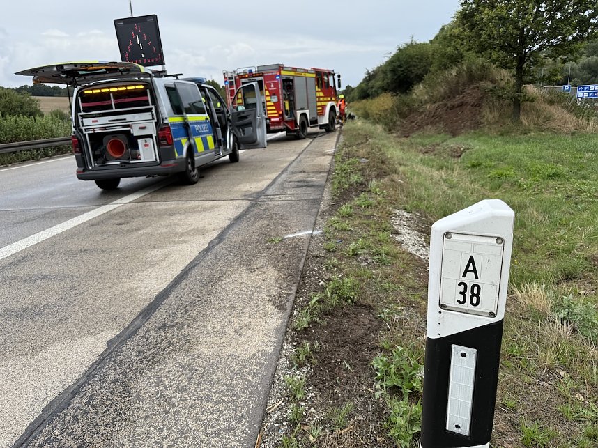 Unfall auf der Autobahn