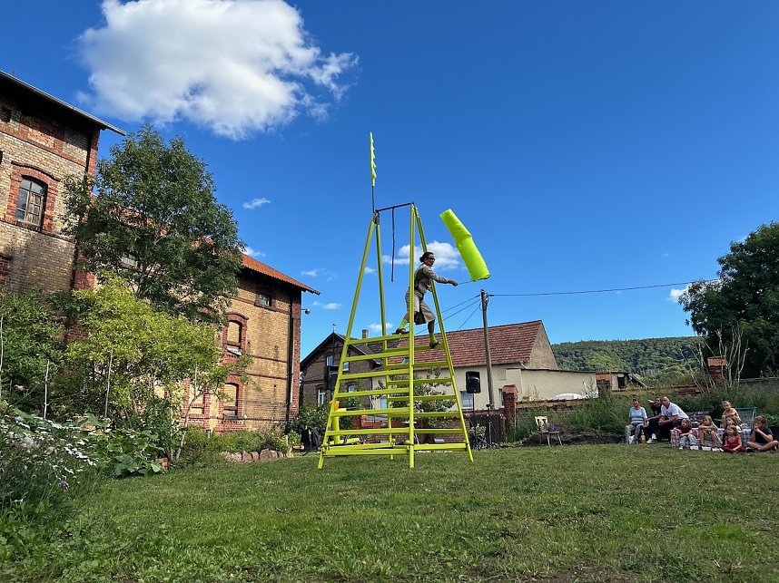 Picknick und Performance - die CircusM&uuml;hle Kelbra lud am Wochenende zum gem&uuml;tlichen Beisammensein
