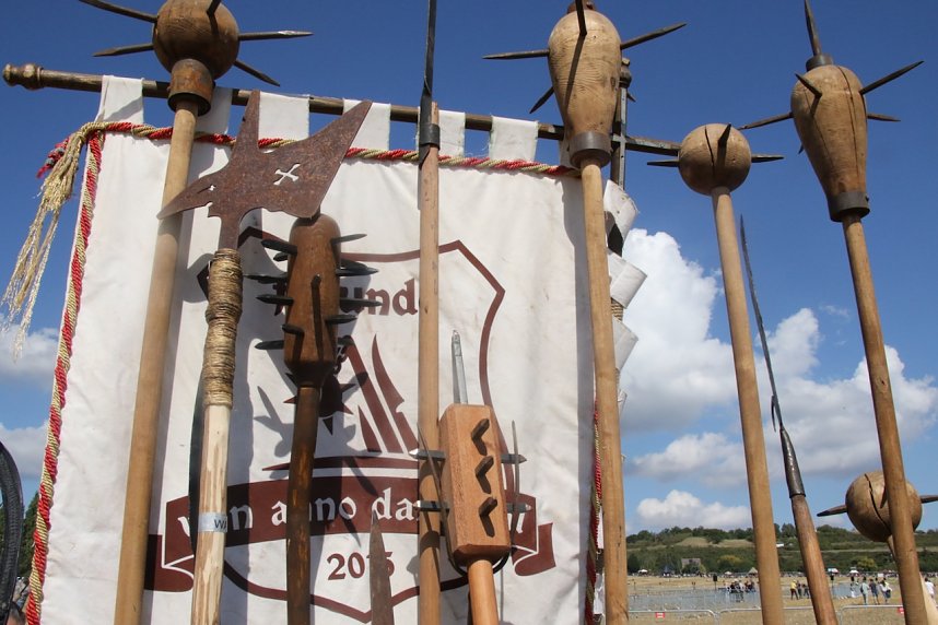 Nachstellung der Bauernschlacht bei Bad Frankenhausen