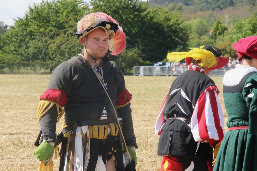 Nachstellung der Bauernschlacht bei Bad Frankenhausen