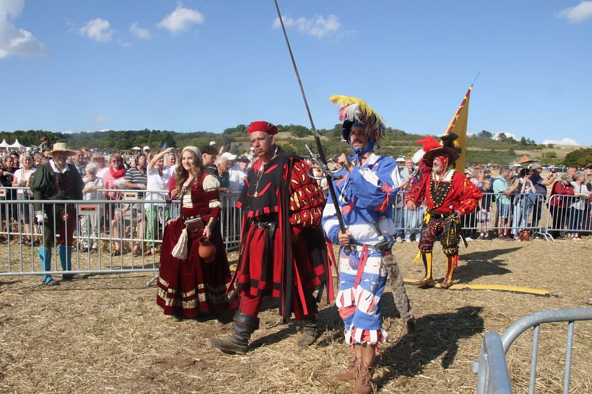 Nachstellung der Bauernschlacht bei Bad Frankenhausen