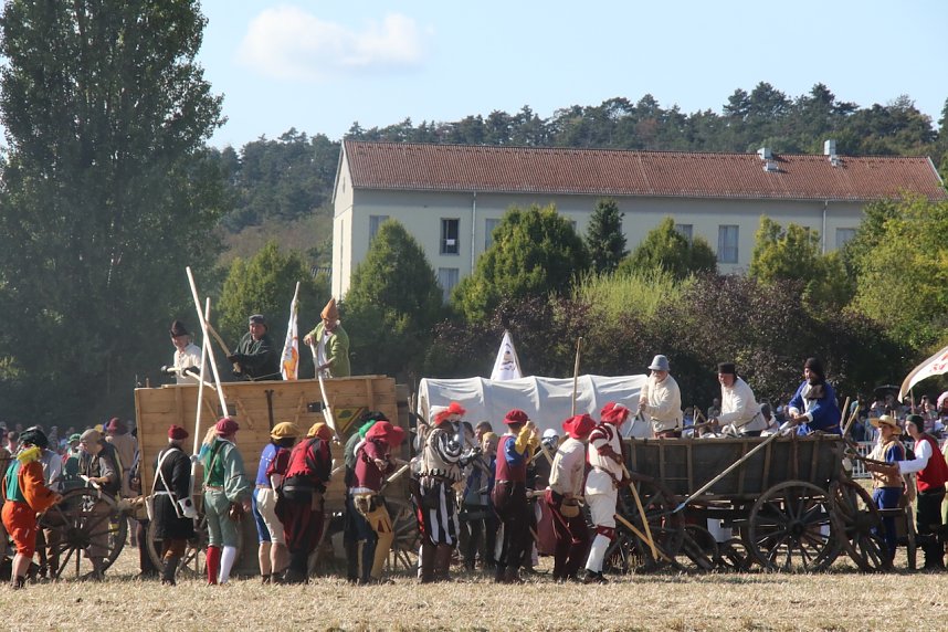 Nachstellung der Bauernschlacht bei Bad Frankenhausen