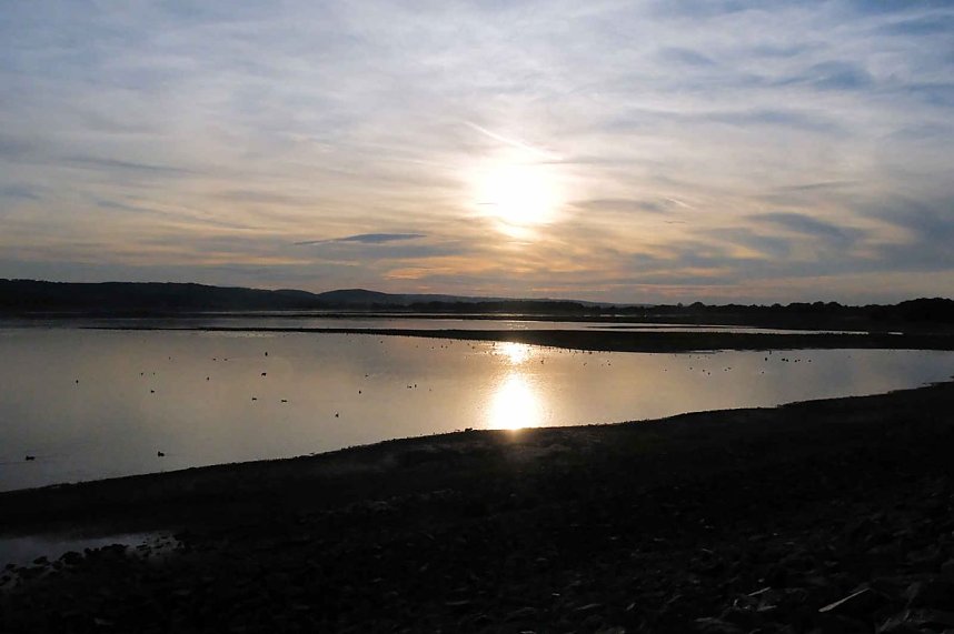 Peter Blei unterwegs am Stausee Kelbra