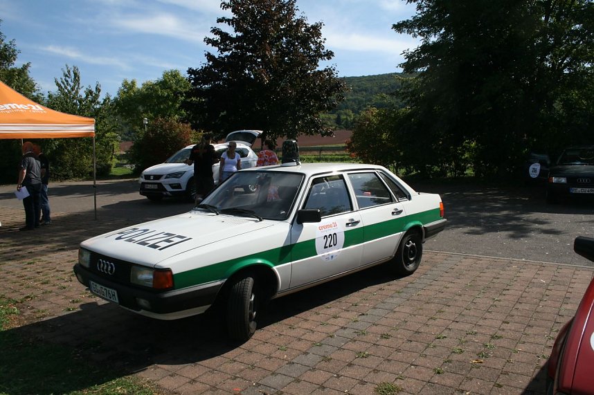 Der Stausee Kelbra war am Wochenende Etappenziel f&uuml;r die Youngtimer der Creme 21 Tour