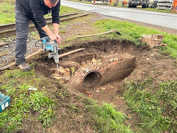 Bildergalerie der Grundhafte Instandsetzung Bahn&uuml;bergang am Gleisdreieck Siersleben
