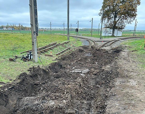 Bildergalerie der Grundhafte Instandsetzung Bahn&uuml;bergang am Gleisdreieck Siersleben