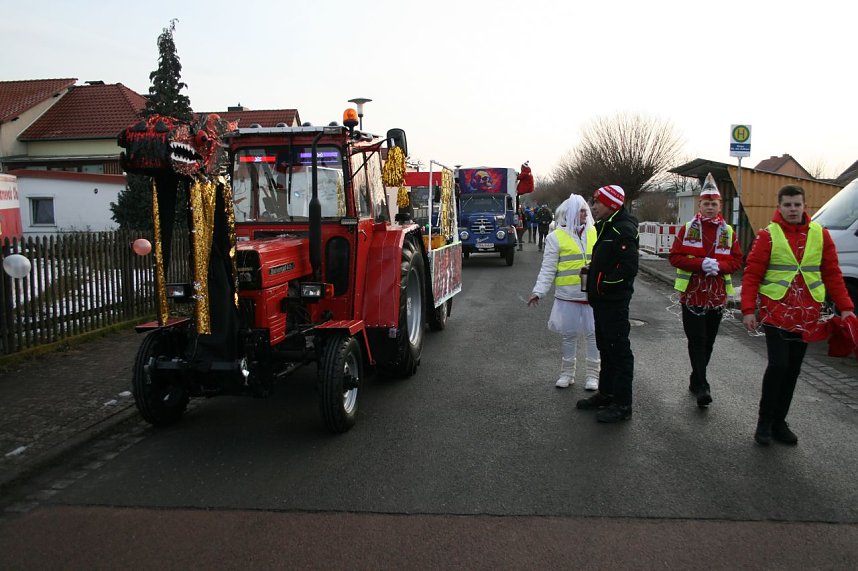 Karnevalsumzug in Berga.