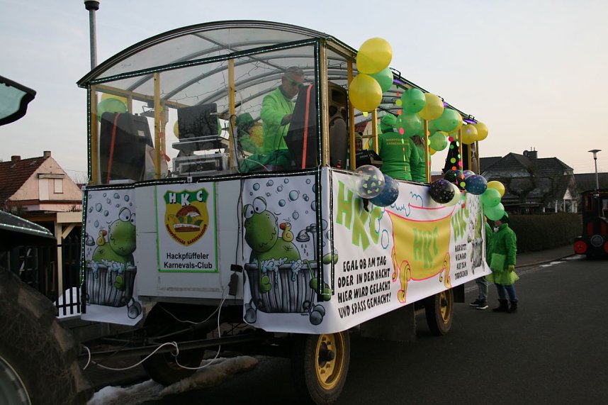 Karnevalsumzug in Berga.
