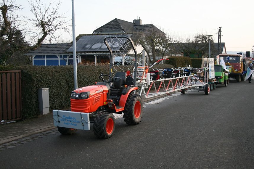 Karnevalsumzug in Berga.