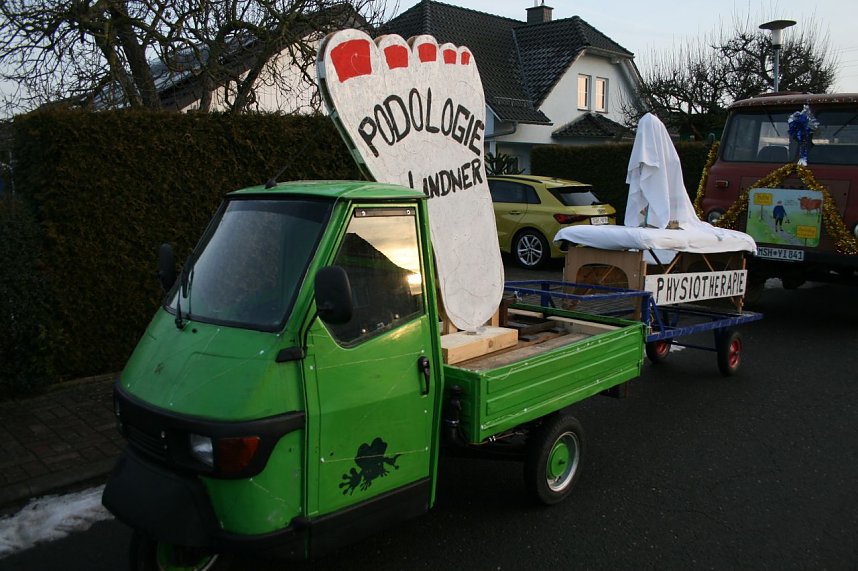 Karnevalsumzug in Berga.