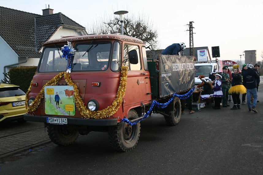 Karnevalsumzug in Berga.