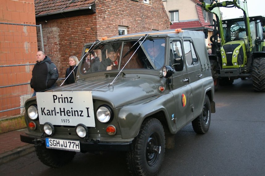 Karnevalsumzug in Berga.