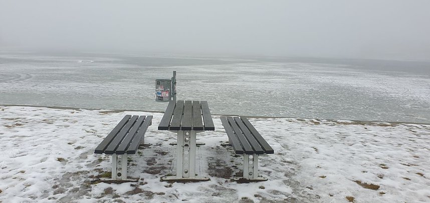 Die Wanderer erreichten den S-Bahnhof in Halle-Neustadt.