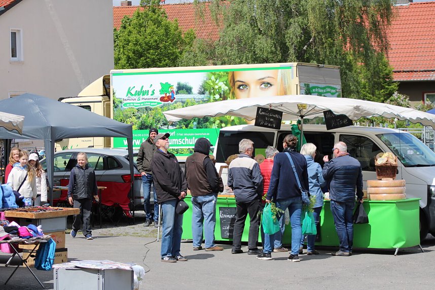 Zum zweiten Mal in diesem Jahr hatte die Gemeinde Kelbra zum Bauernmarkt eingeladen.