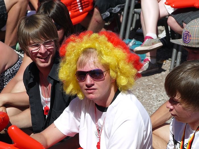 WM-Stimmung auf dem Berg