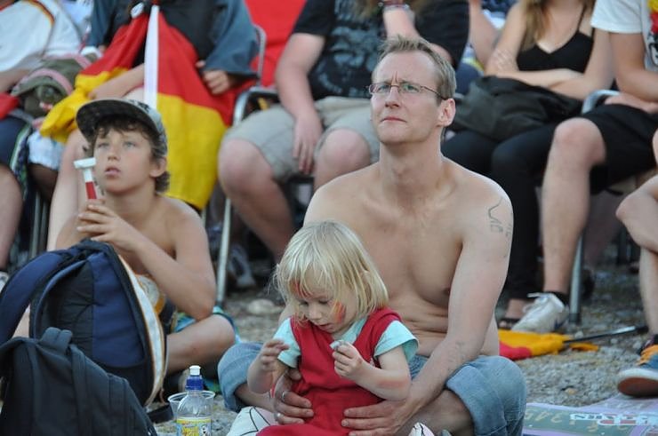 Public Viewing auf den Petersberg