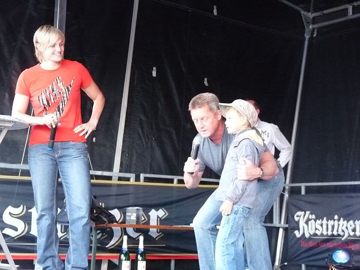 Athletenpr&auml;sentation des 15. Sparkassenmeetings 