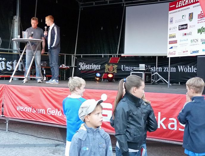 Athletenpr&auml;sentation des 15. Sparkassenmeetings 