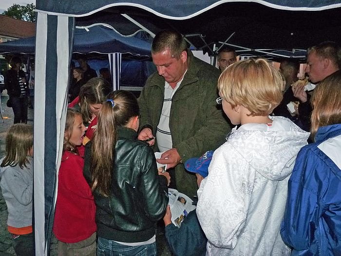 Athletenpr&auml;sentation des 15. Sparkassenmeetings 