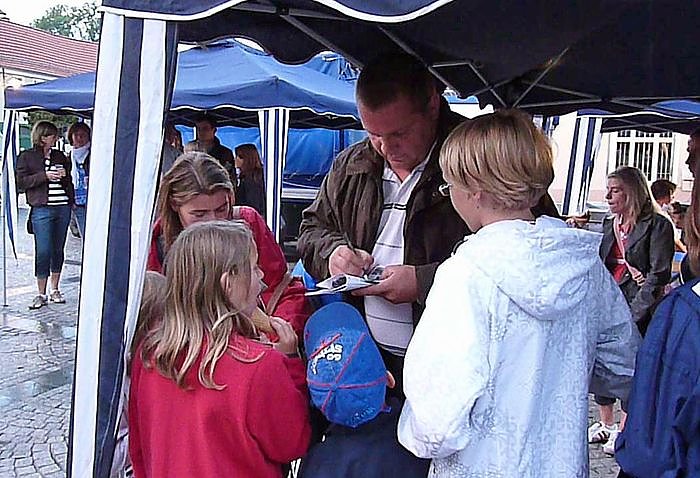 Athletenpr&auml;sentation des 15. Sparkassenmeetings 