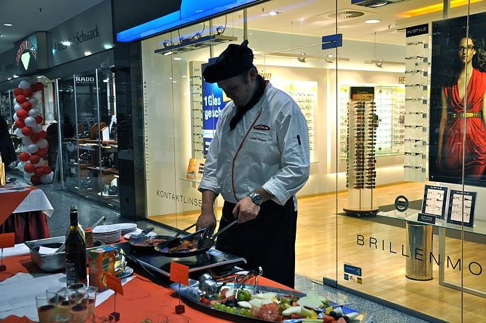 Geburtstagsfeier in der Galerie