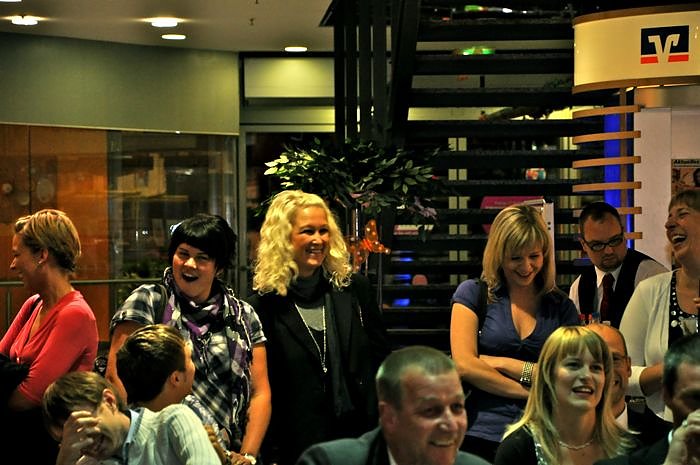 Geburtstagsfeier in der Galerie