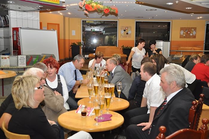 Geburtstagsfeier in der Galerie