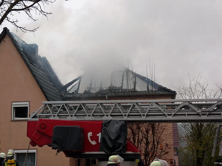 Wohnhausbrand Hospitalstra&szlig;e